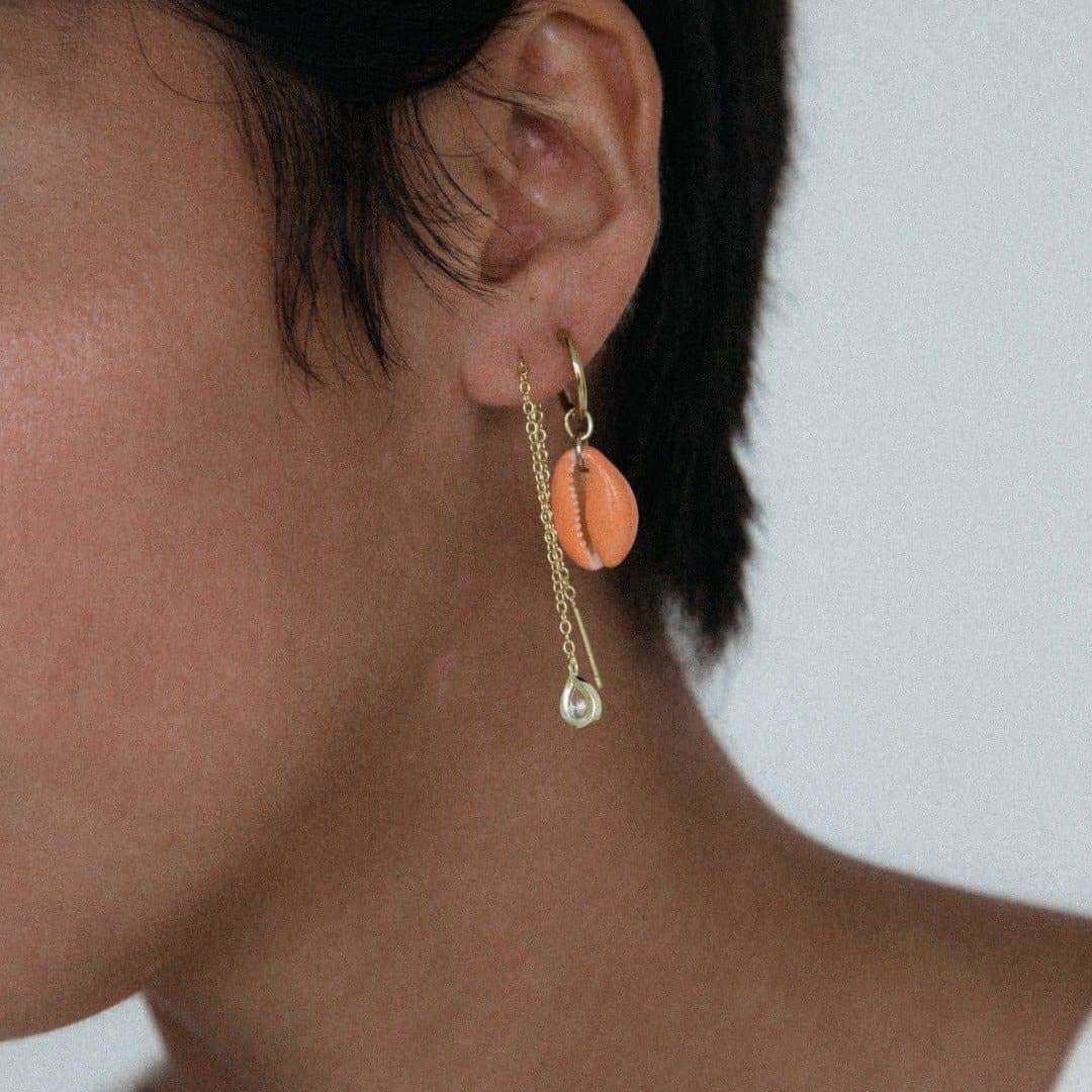 Jonesy Wood:Earrings:Brizo Shell
