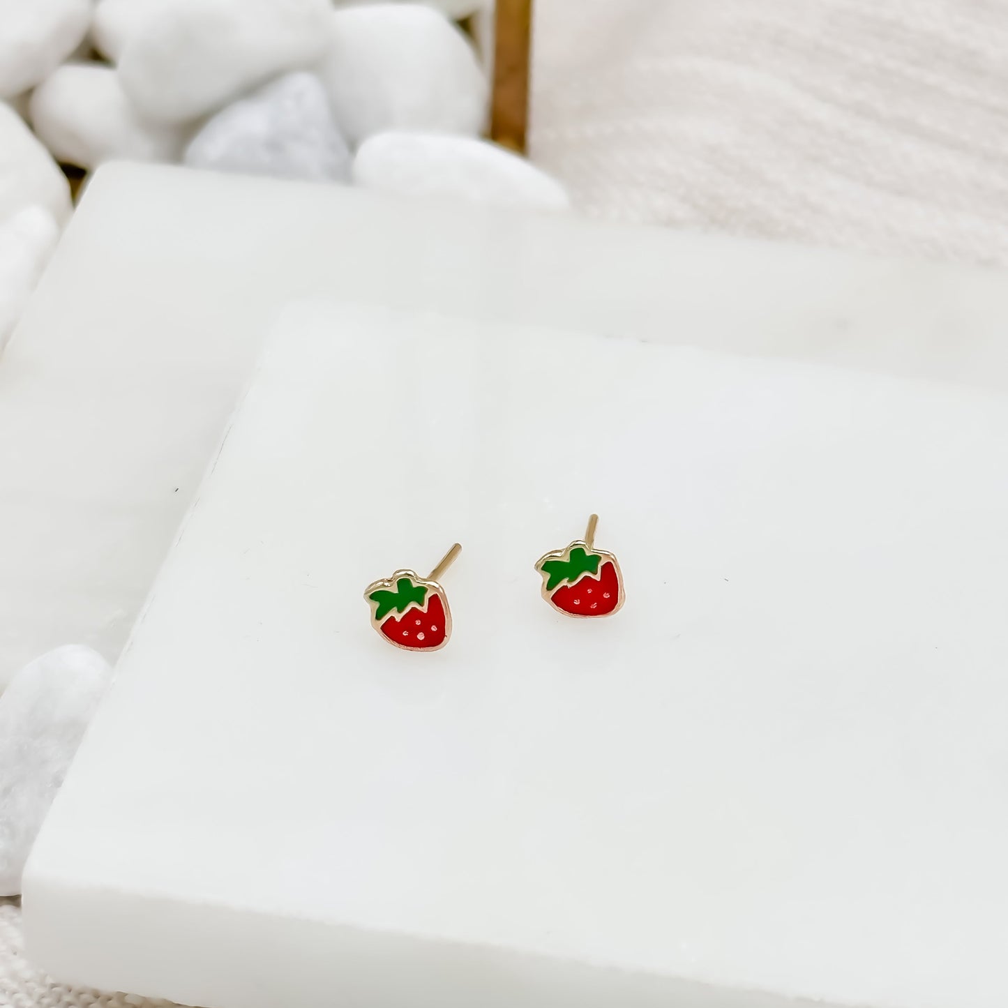Strawberry Stud Earring