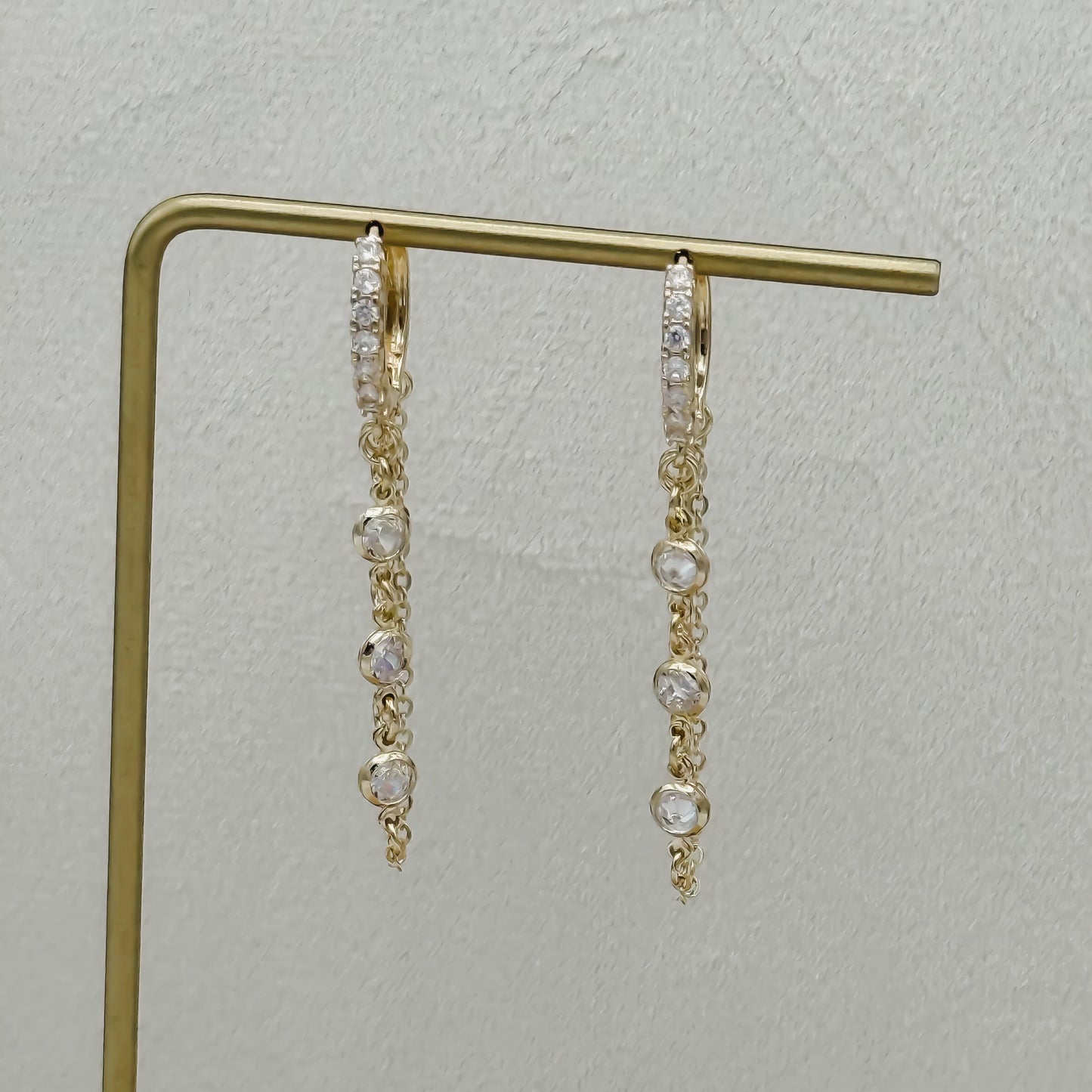 Hailey Huggie Hoop Earring