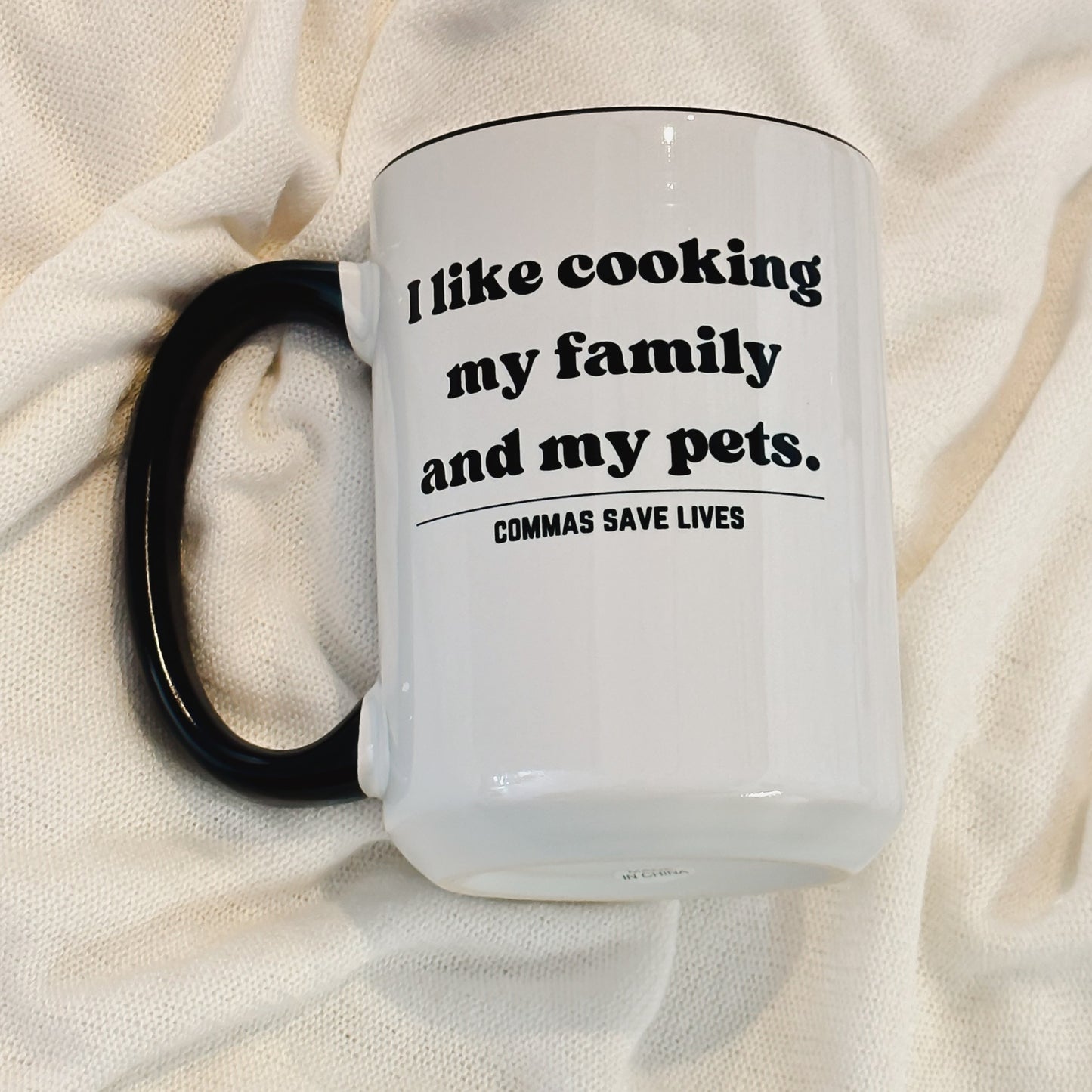 I Like Cooking & My Family Mug