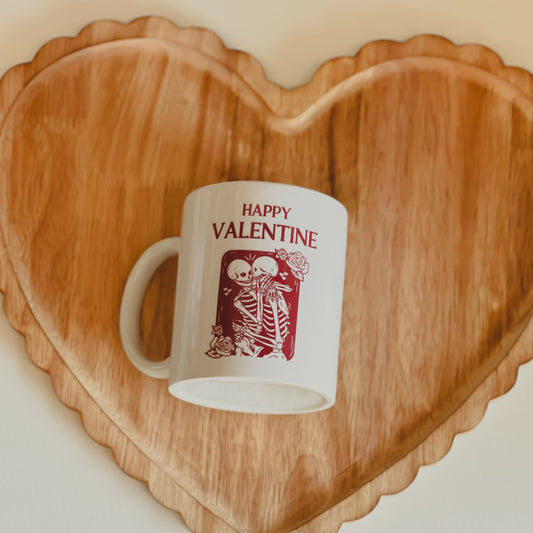 Skeleton Valentine Mug