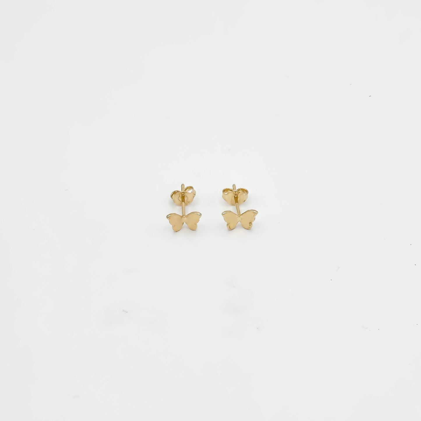Golden Mariposa Stud Earrings