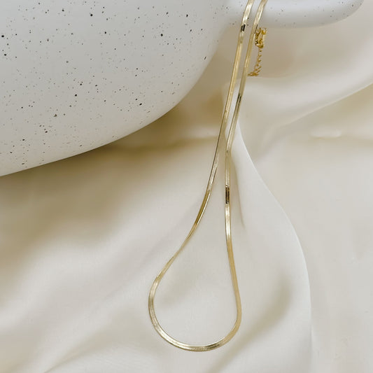 Bristol Herringbone Chain Necklace