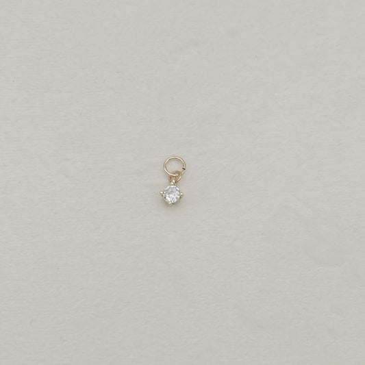 Single CZ Charm