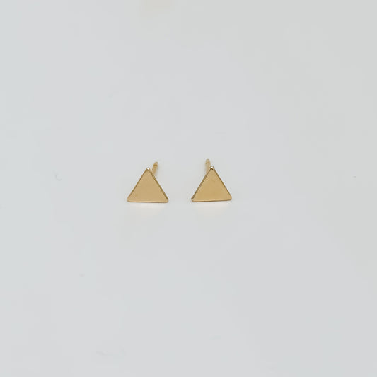 Triangle Gold-Filled Stud Earring