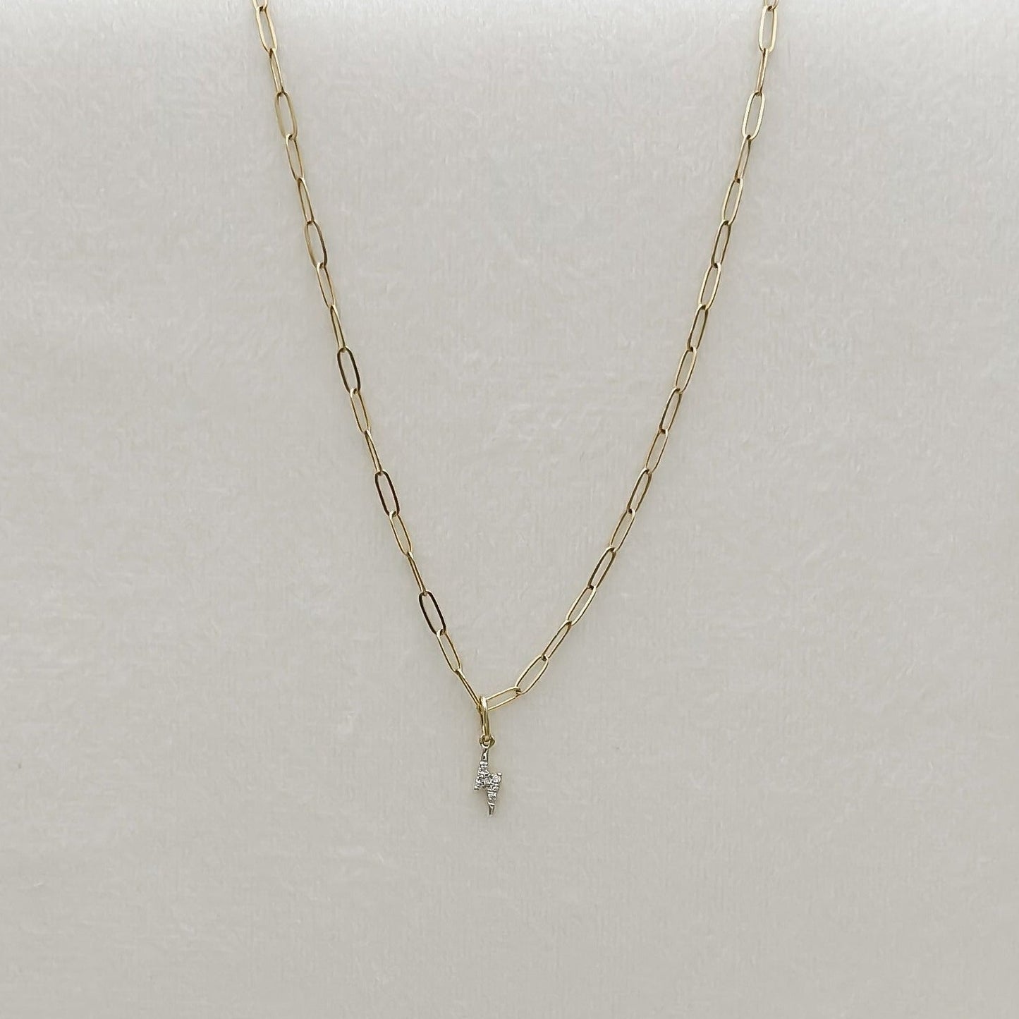 Diamond Lightning Necklace