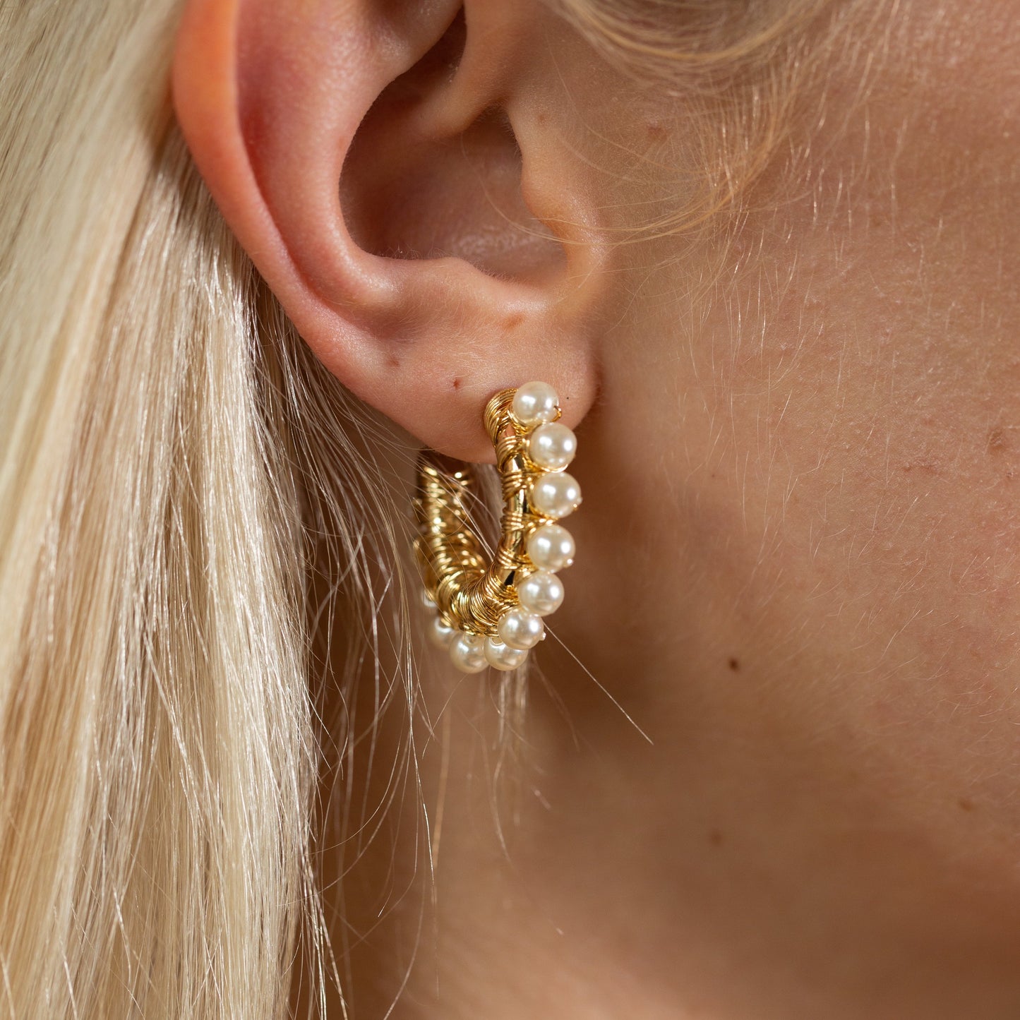 Marigold Hoop Earring