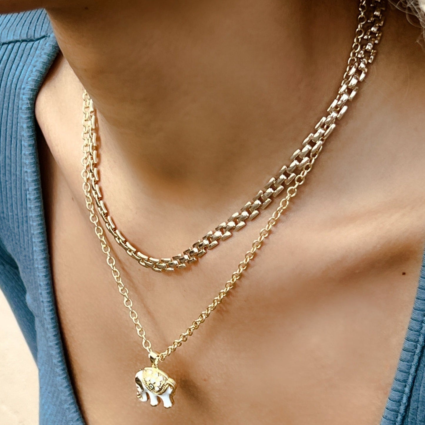 Asher Chain Link Necklace