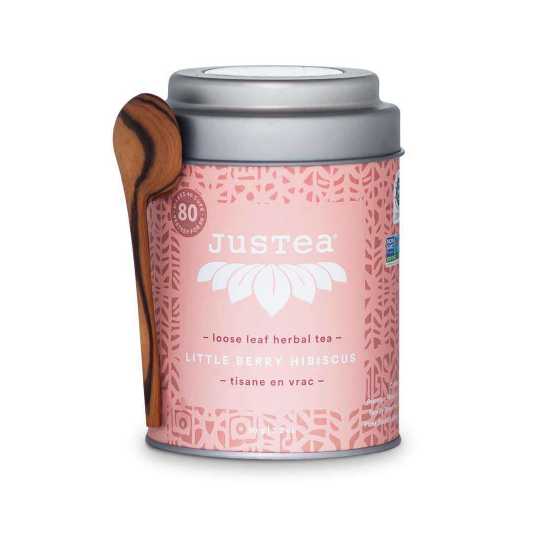 Jonesy Wood:Tea:Little Berry Hibiscus Tin with Spoon