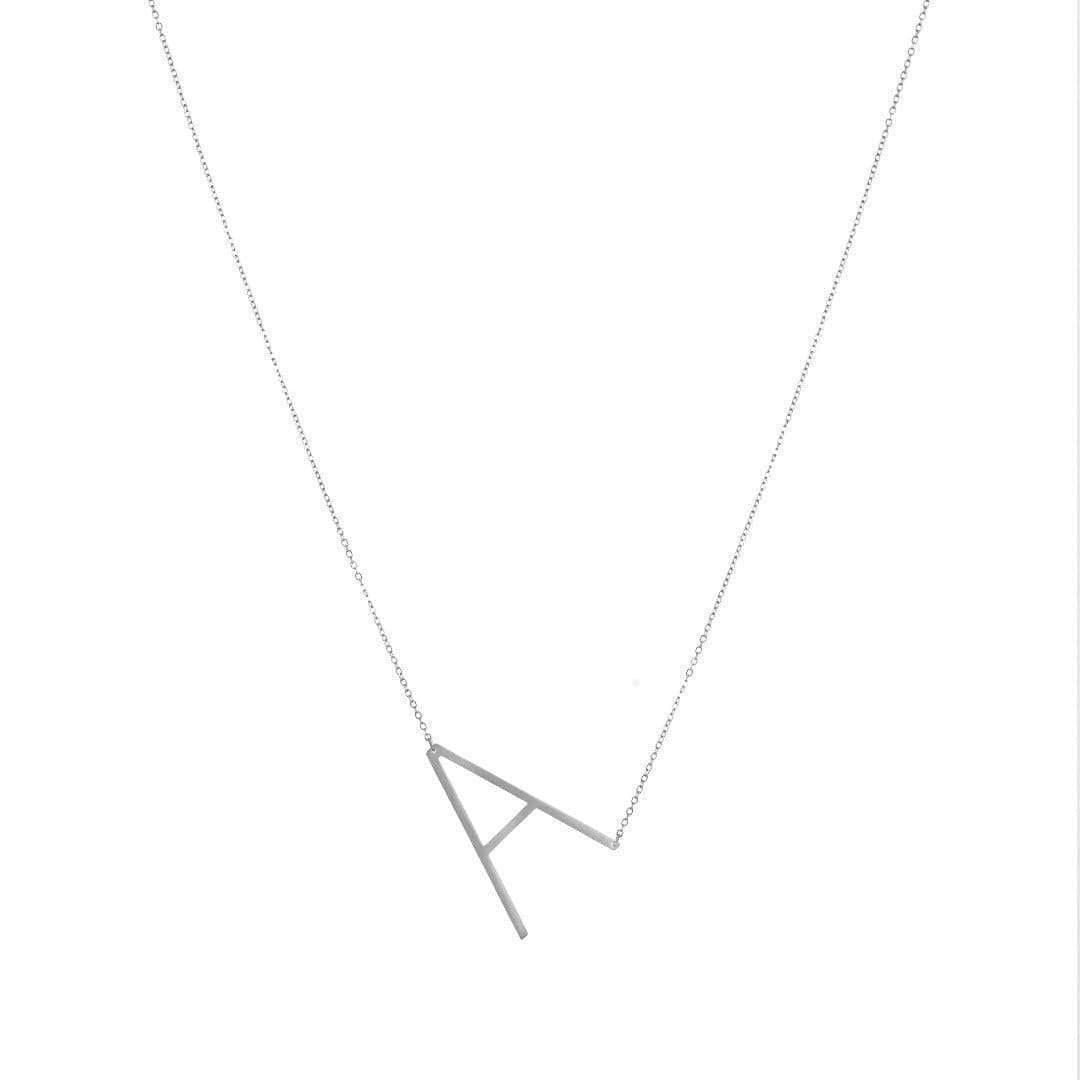 Jonesy Wood:Necklace:Silver Initial Necklaces